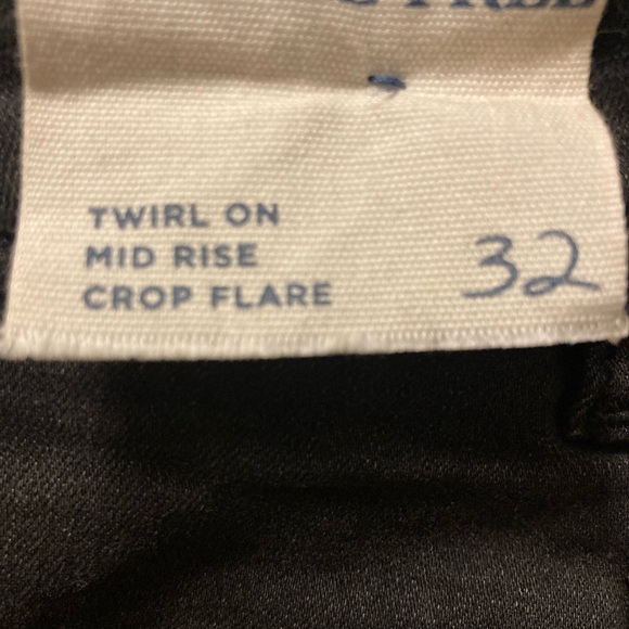 Free People Black Twirl Jeans Size 32 - Picture 9 of 16
